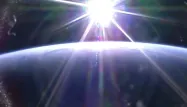 coucher de soleil, video, ISS crédit : Capture d'écran compte Twitter de la Nasa - 1280