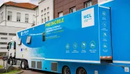 Le "pneumobile", présenté cette semaine.